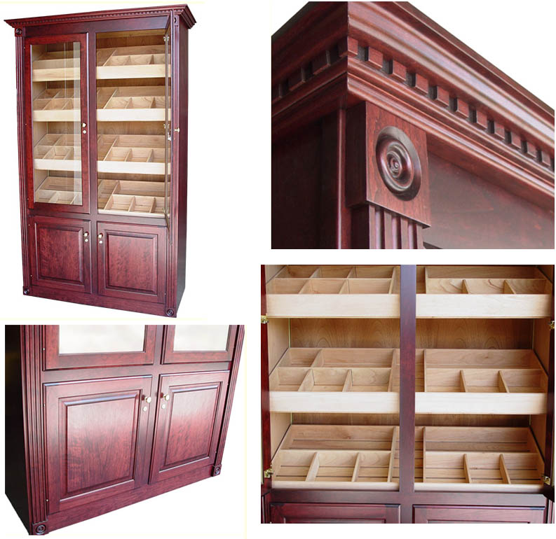 custom made wood cigar humidors