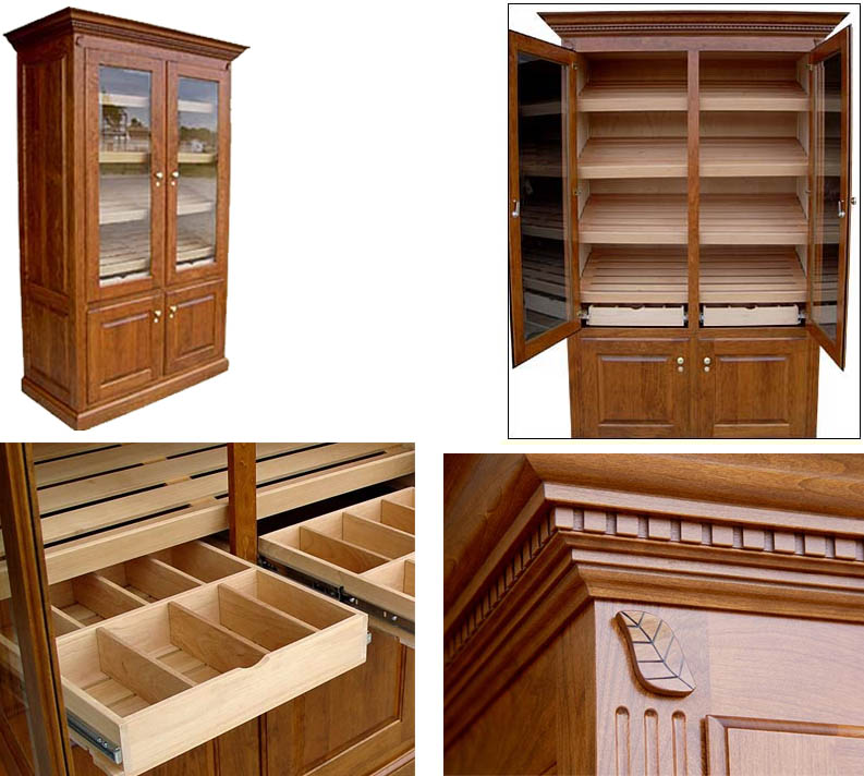 custom made cigar cabinet