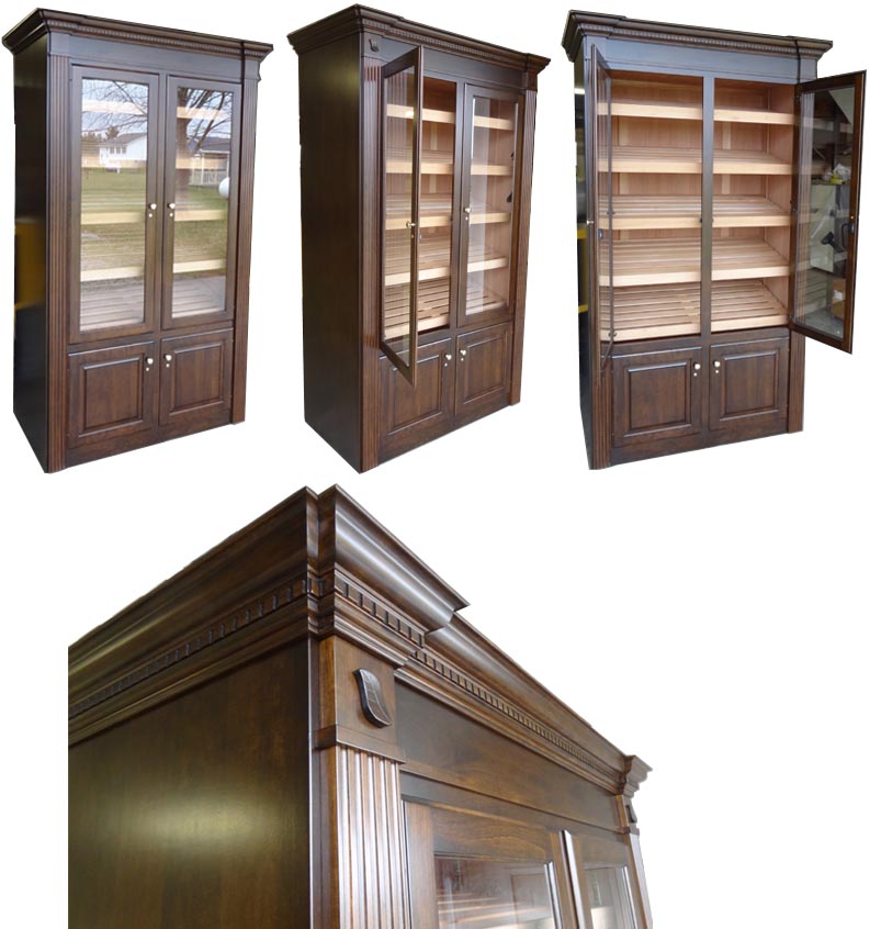 american cigar cabinets custom cigar display cabinet